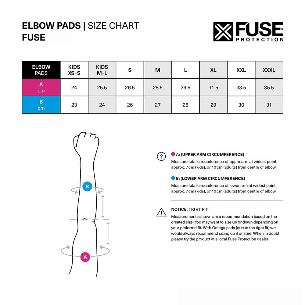 Fuse Omega Elbow Pads