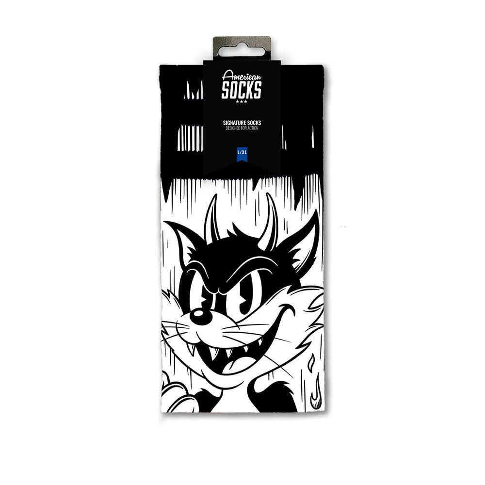 American Socks Evil Cat
