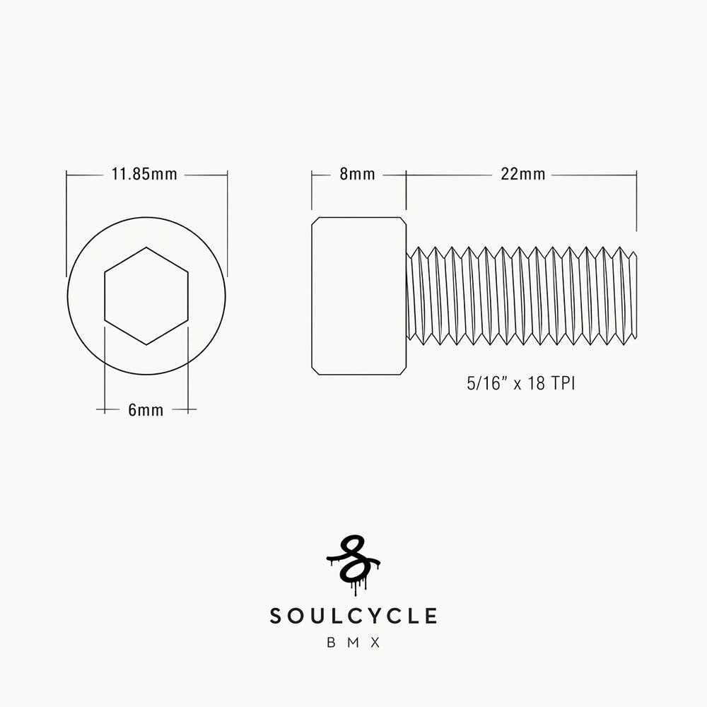 Profile Titanium Stem Bolts