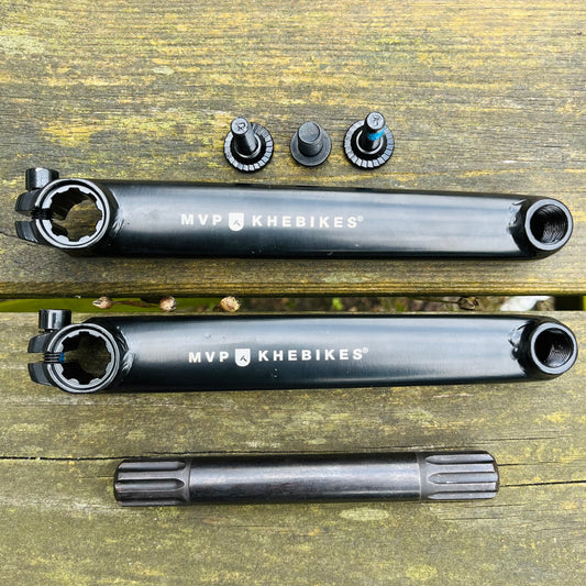 KHE 8-Spline Cranks (Black)