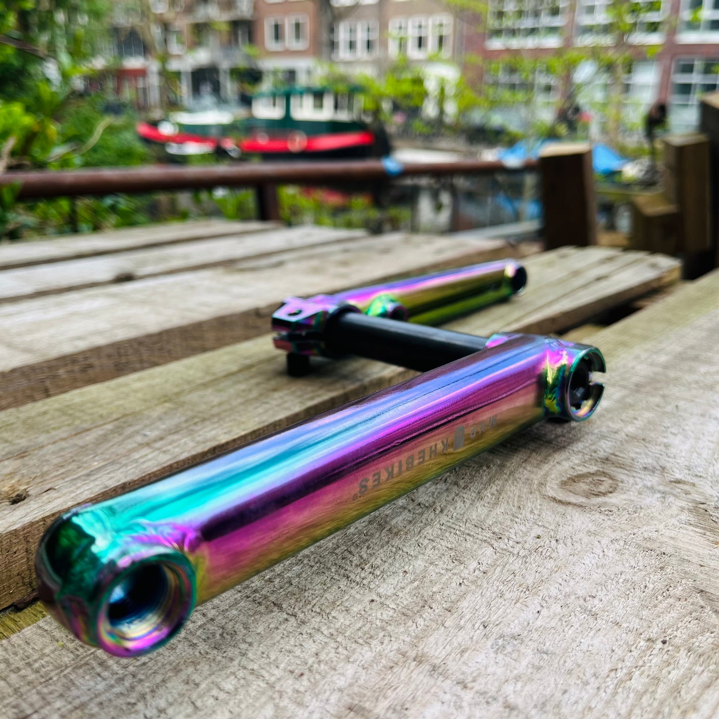 KHE 8-Spline Cranks (170mm Oil Slick)