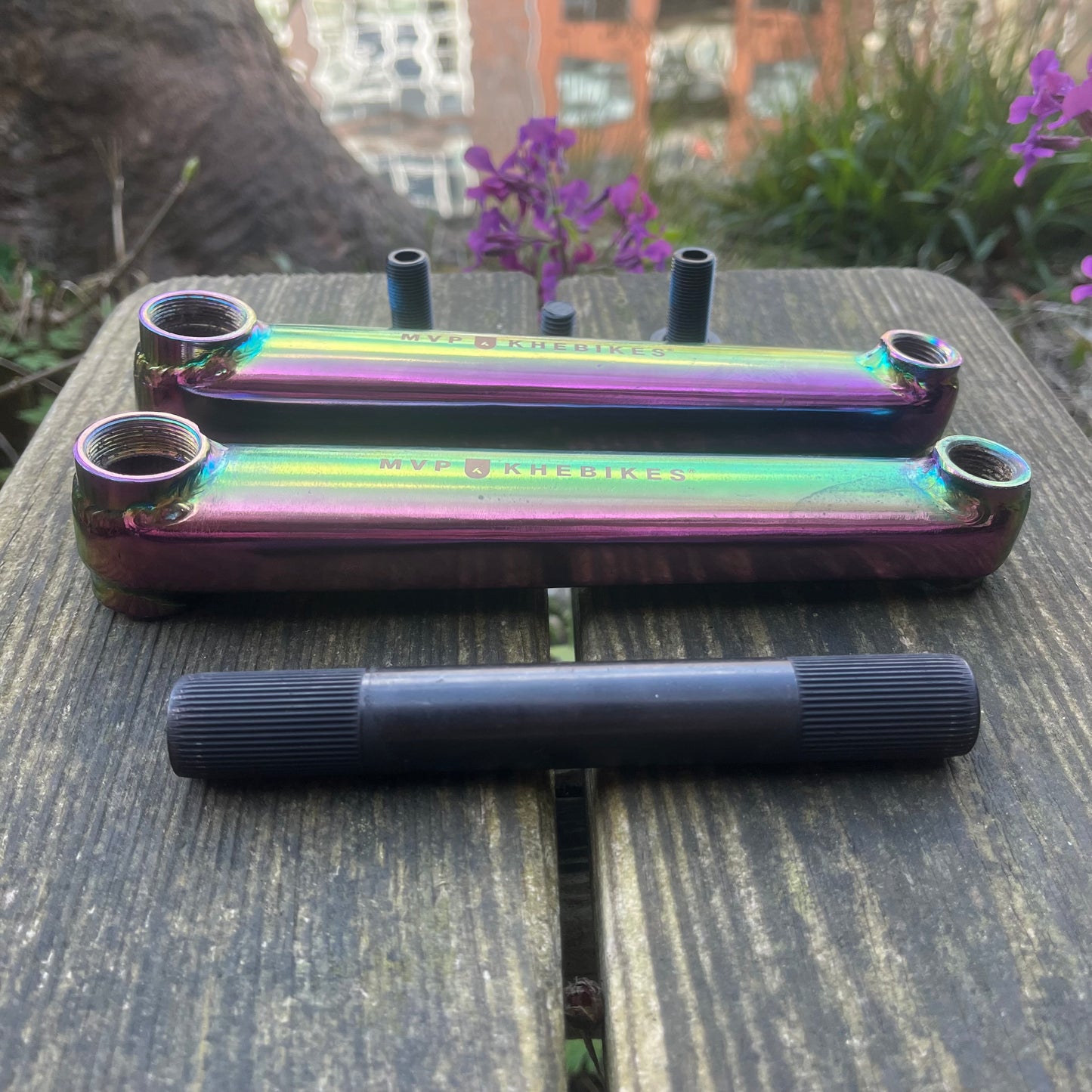 KHE 48-Spline Cranks (170mm Oil Slick)