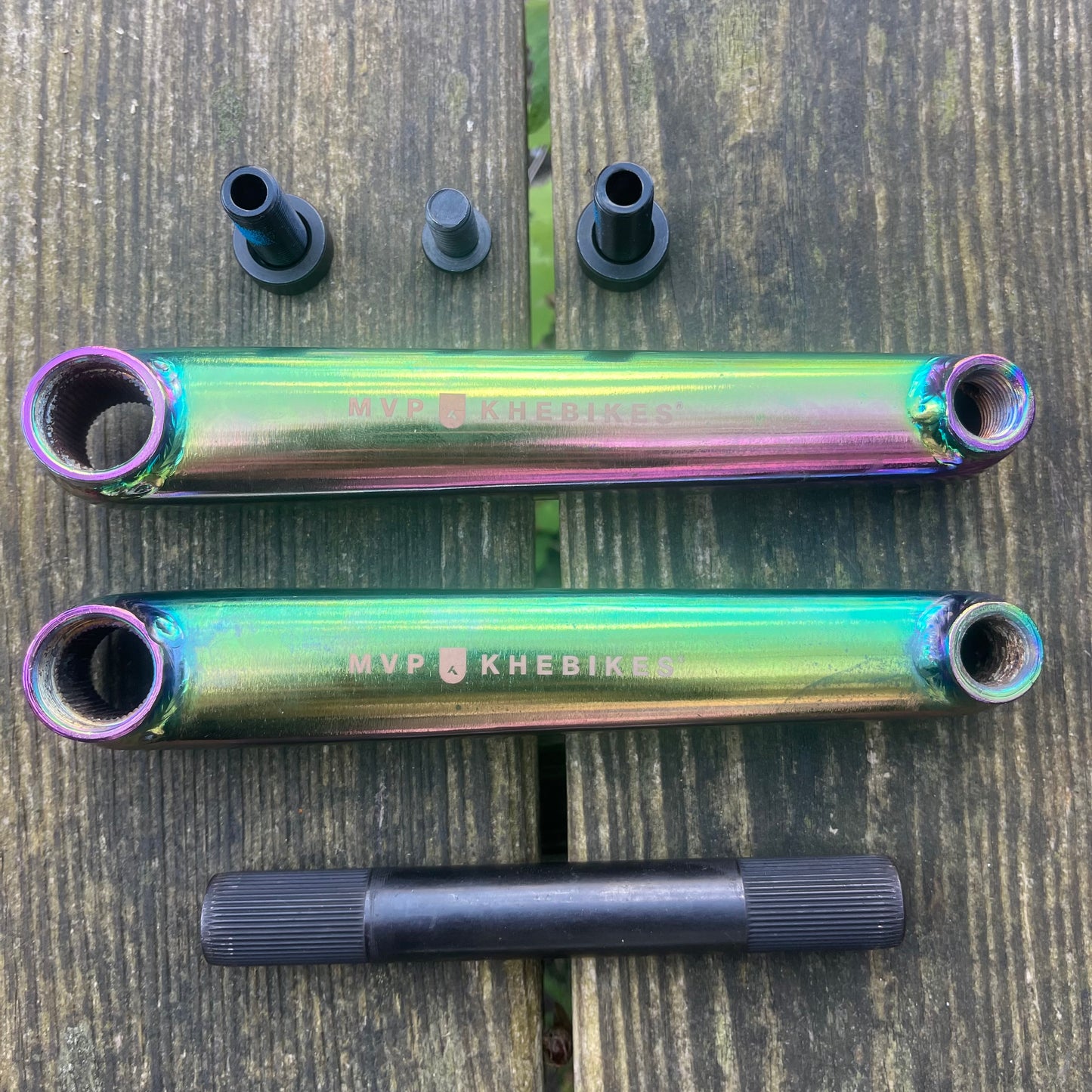 KHE 48-Spline Cranks (170mm Oil Slick)