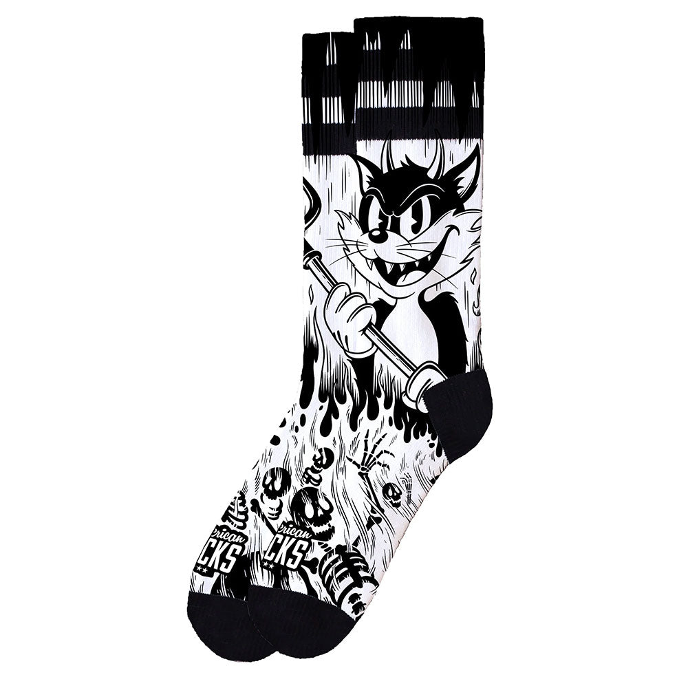 American Socks Evil Cat