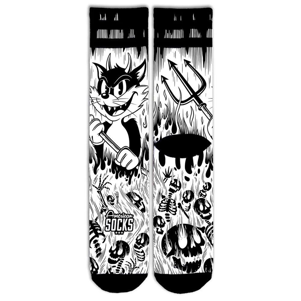 American Socks Evil Cat